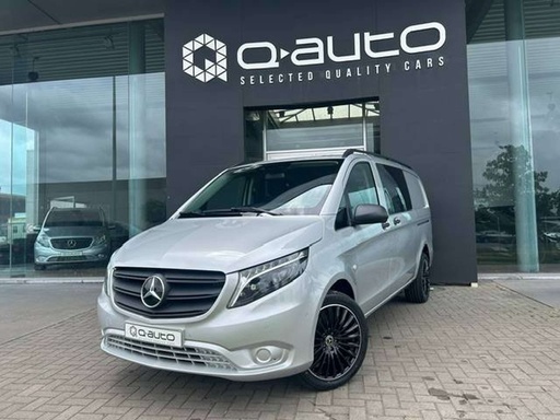 Mercedes-Benz Vito 119d L2 4-Matic Dubbel Cabine  ( 36.288€ ex btw )/ GPS / LED / Cam / 5 Zit / Standverwarming / Carplay